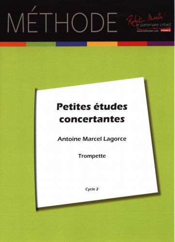 cover Petites études Concertantes Robert Martin