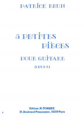 cover Petites pices (5) Op.8 Combre