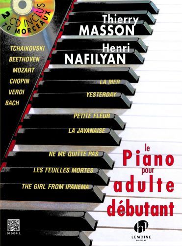 cover Piano pour adulte dbutant avec 2 CD Editions Henry Lemoine
