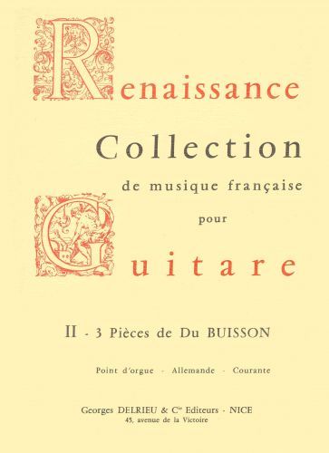 cover Pices (3) Point d'orgue, Allemande et Courante Delrieu