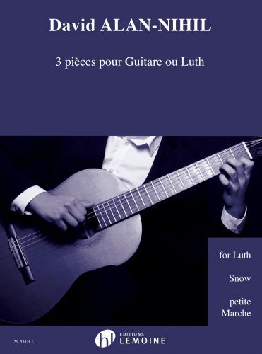 cover Pices (3) pour guitare ou luth Editions Henry Lemoine