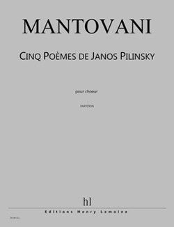 cover Po�mes de Janos Pilinsky (5) Editions Henry Lemoine