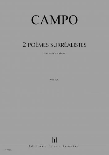 cover Poèmes surréalistes (2) La Libellule bleue - Nuit chromatique Editions Henry Lemoine