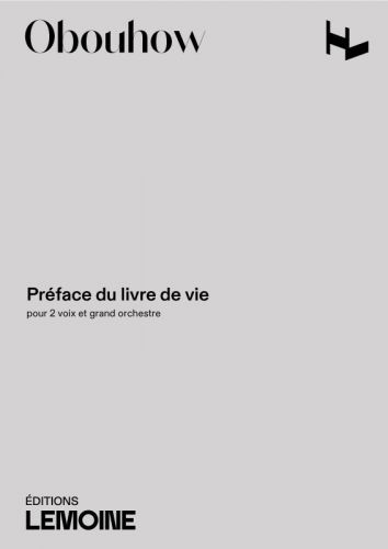 cover Prface du Livre de Vie Editions Henry Lemoine