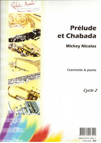 cover Prlude et Chabada Editions Robert Martin