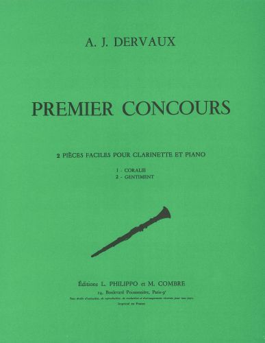 cover Premier concours (Coralie - Gentiment) Combre