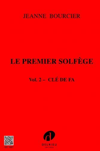cover Premier solfge Vol.2 - Cl de Fa Delrieu