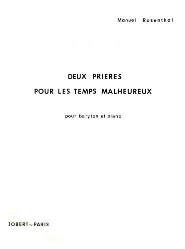 cover Prières pour les temps malheureux (2) Jobert