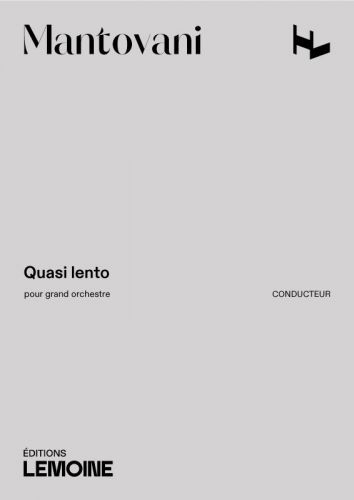 cover Quasi lento Editions Henry Lemoine