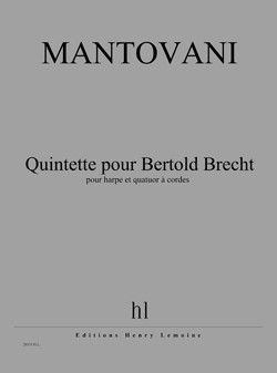 cover Quintette pour Bertold Brecht Editions Henry Lemoine