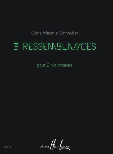 cover Ressemblances (3) Editions Henry Lemoine