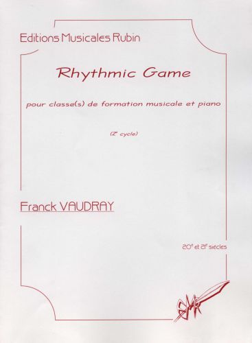 cover Rhythmic Game pour classe(s) de formation musicale et piano Martin Musique