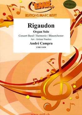 cover Rigaudon Organ Solo Marc Reift