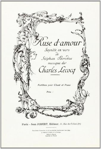 cover Ruse d'Amour Jobert