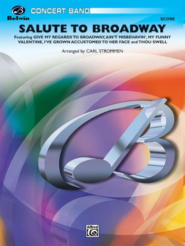 cover Salute to Broadway ALFRED