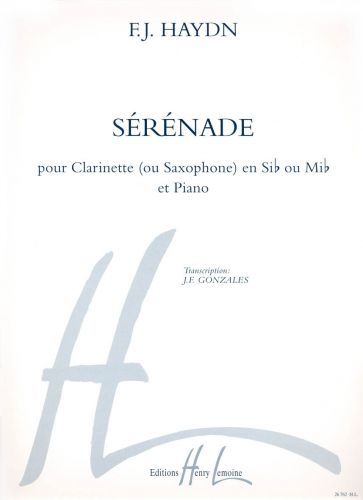cover Sérénade Editions Henry Lemoine