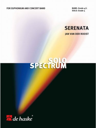 cover Serenata for Bb Euphonium and Concert Band De Haske