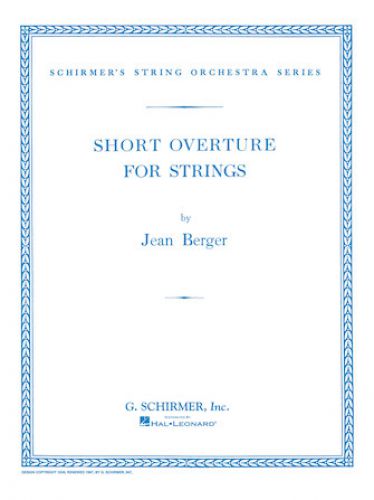 cover Short Overture for Strings G. Schirmer