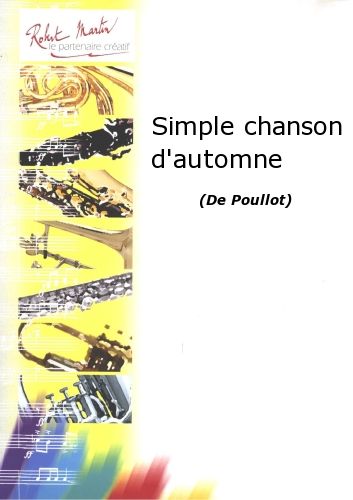 cover Simple Chanson d'Automne Editions Robert Martin