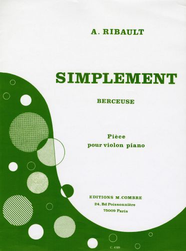 cover Simplement (berceuse) Combre