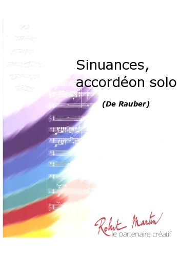 cover Sinuances, Accordéon Solo Robert Martin