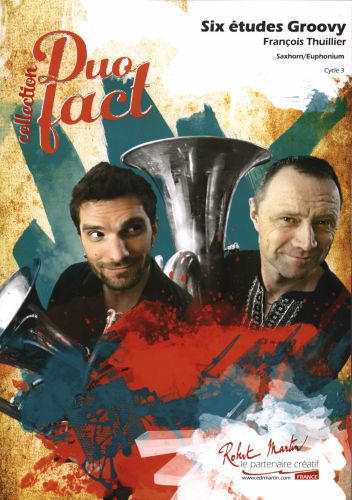 cover SIX ETUDES GROOVY CYCLE 3 Editions Robert Martin