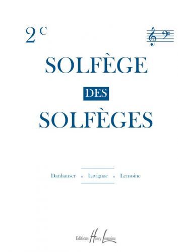 cover Solfge des Solfges Vol.2C avec accompagnement Editions Henry Lemoine