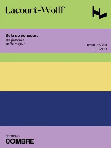 cover Solo de concours Alla pastorale en R maj. Combre