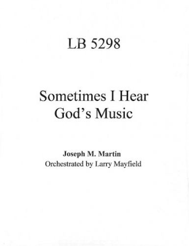 cover Sometimes I Hear God's Music Shawnee Press