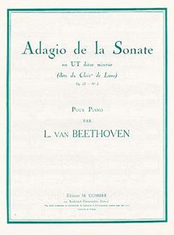 cover Sonate n�14 Op.27 n�2 Clair de lune : Adagio Combre