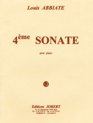 cover Sonate n�4 Jobert