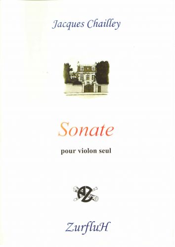 cover Sonate Pour Violon Seul Robert Martin