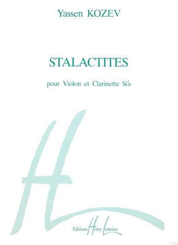 cover Stalactites Editions Henry Lemoine