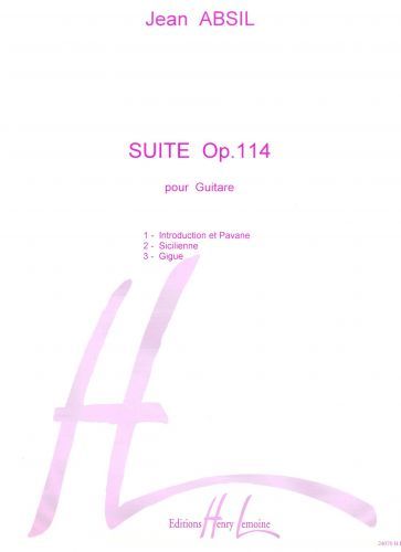 cover Suite Op.114 Editions Henry Lemoine
