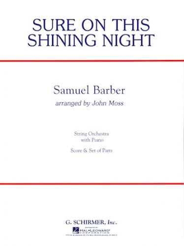 cover Sure on This Shining Night G. Schirmer