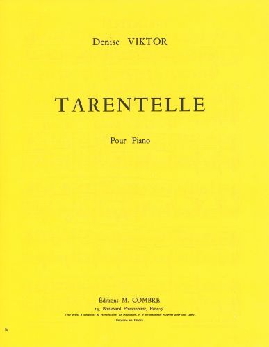 cover Tarentelle Combre