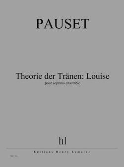 cover Theorie der Tränen: Louise Editions Henry Lemoine