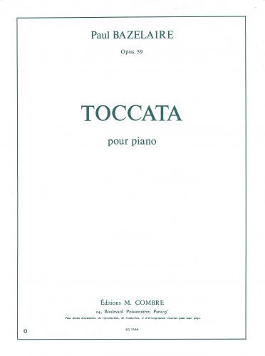 cover Toccata Op.59 Combre