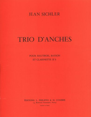 cover Trio d'anches Combre