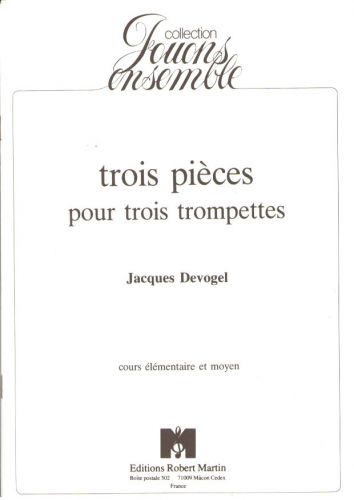 cover Trois Pièces Pour Trois Trompettes Robert Martin