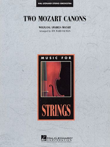 cover Two Mozart Canons Hal Leonard