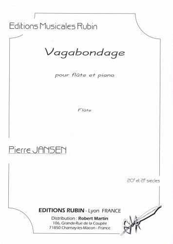 cover Vagabondage pour flte (et flte en sol) et piano Rubin