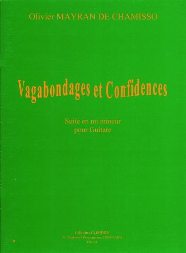 cover Vagabondages et confidences - Suite en Mi Combre
