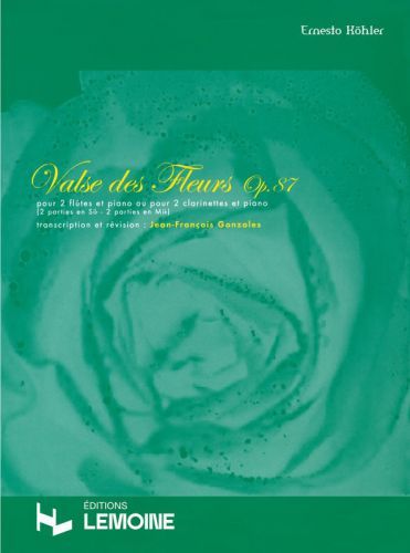 cover Valses des fleurs Op.87 Editions Henry Lemoine