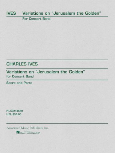 cover Variations on Jerusalem the Golden Schirmer