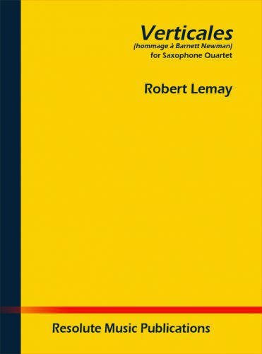 cover VERTICALLES        SAX QUARTET SATB Resolute Music Publication