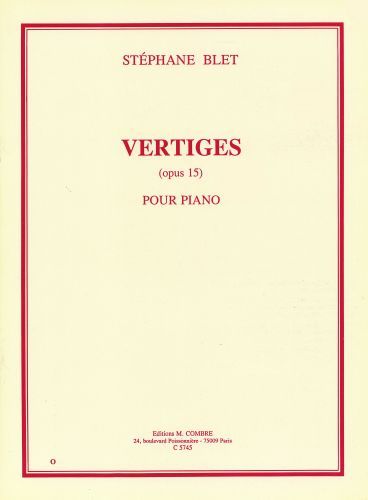 cover Vertiges Op.15 Combre