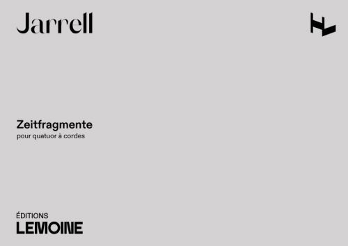 cover Zeitfragmente Editions Henry Lemoine