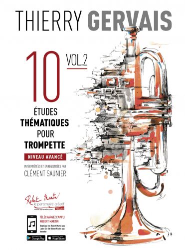 cubierta 10 ETUDES THEMATIQUES VOLUME 2 Martin Musique