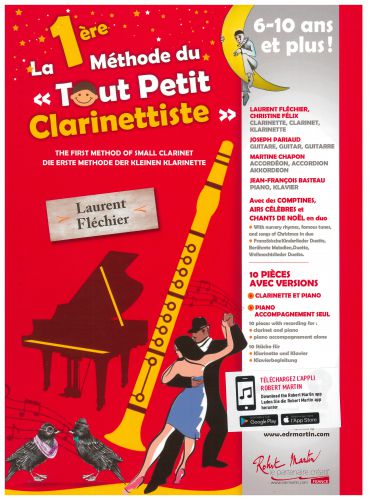 cubierta 1ERE METHODE DU TOUT PETIT CLARINETTISTE Editions Robert Martin